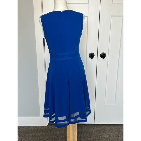 NWT Calvin Klein Swish Vintage-Style Sleeveless Dress Size 4 - Picture 2 of 9